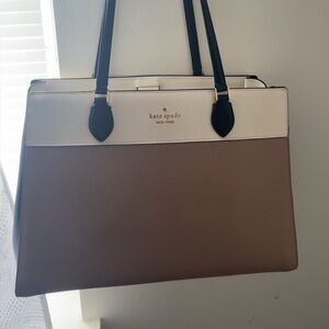Kate Spade Black and Tan Tote Bag